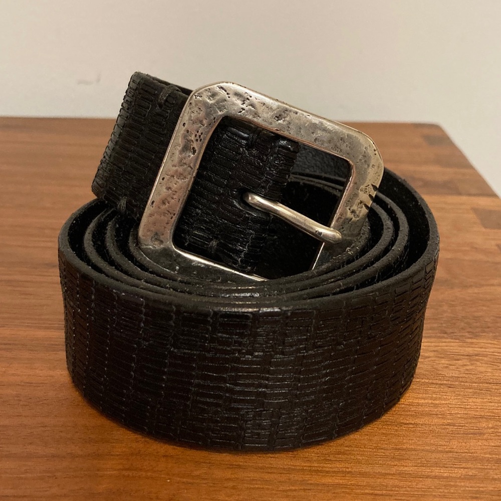 John Varvatos Leather Belt
